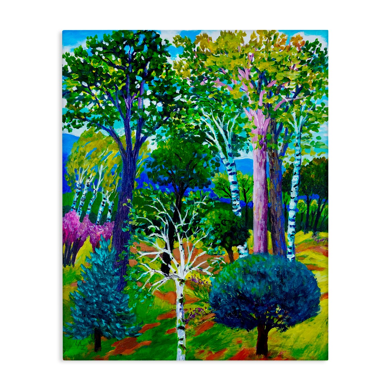 Stupell Industries Forest Medley Trees Canvas, design by Lee Ann Zirbes